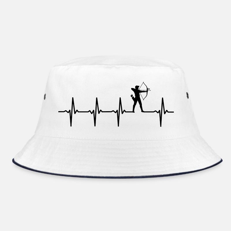 Bogenschießen Herzschlag-Bogenschießen Bucket Hat