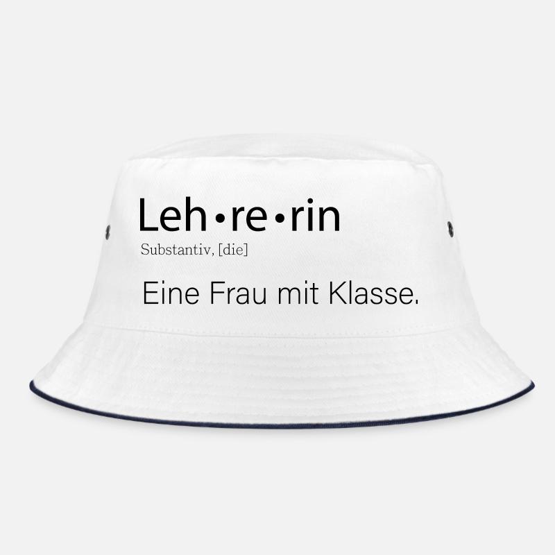Lehrerin Eine Frau mit Klasse Büro beruf spruch Bucket Hat