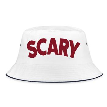 Lettrage Scary Rouge Bold - Bob - blanc/marine - Devant