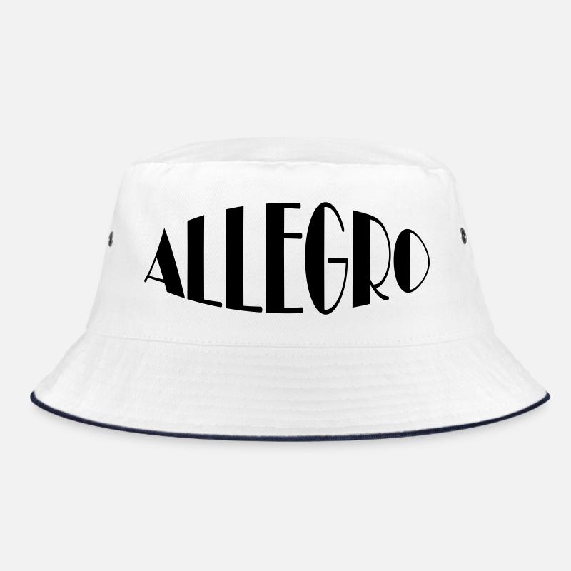 Allegro - Bucket Hat - Weiß/Navy