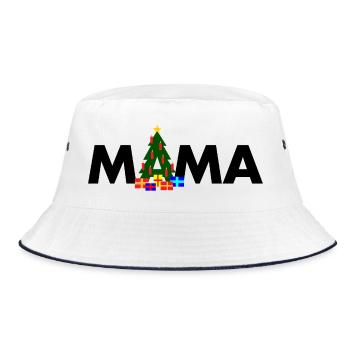 Maman Sapin de Noël - Bob - blanc/marine - Devant