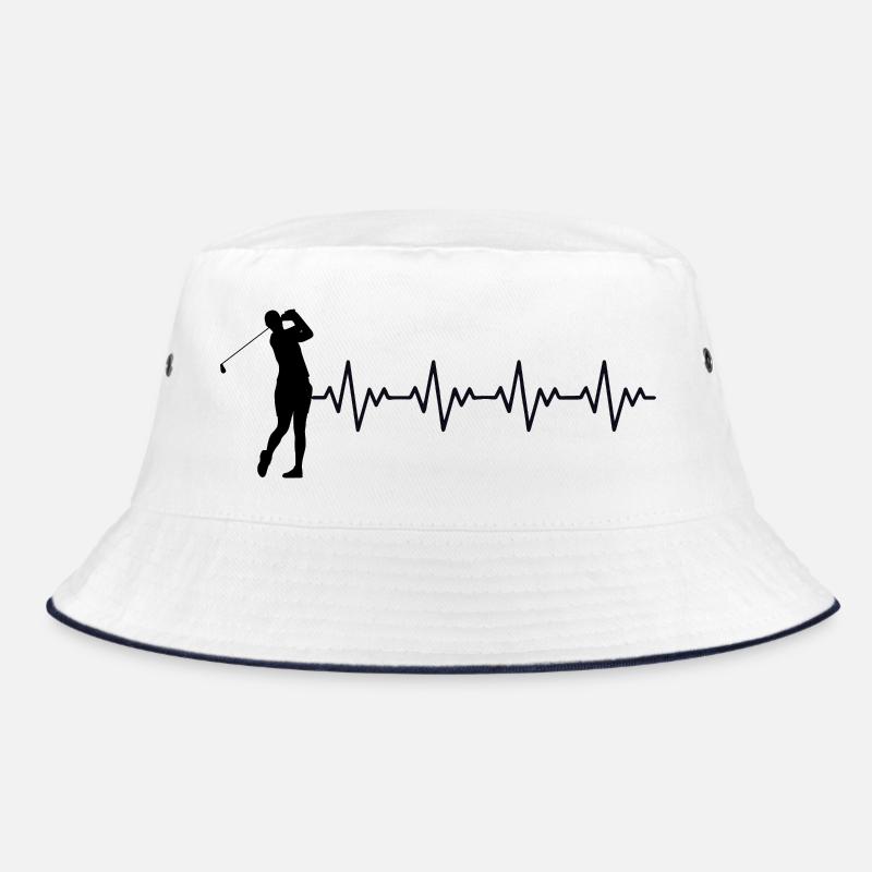 Golfeur Golfeur Golf Golf Golf Golf Course ECG Battement de cœ Bob