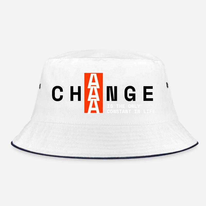 CHANGEMENT – Conception minimale - Bob - blanc/marine