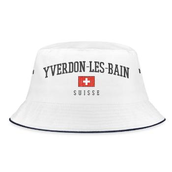 Style suisse d’Yverdon-les-Bains - Bob - blanc/marine - Devant