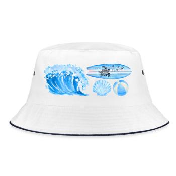 Ocean Vibe - Bob - blanc/marine - Devant
