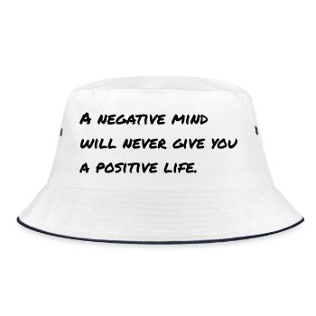 Dicton motivationnel anglais - Bob - blanc/marine - Devant