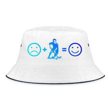 Un incontournable pour un vrai floorball - Bob - blanc/marine - Devant