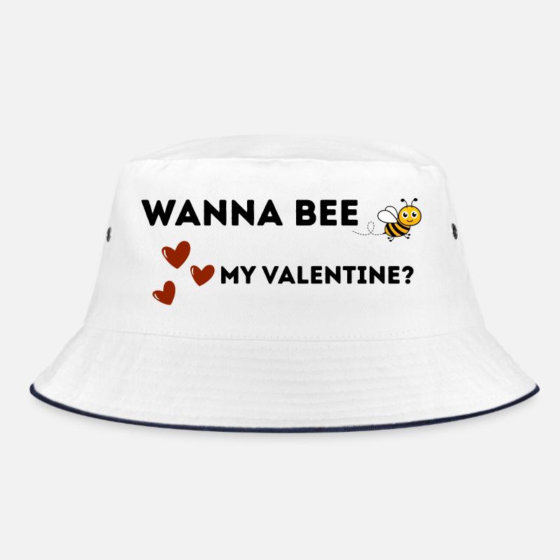 Vous voulez être mon Valentin ? - Bob - blanc/marine