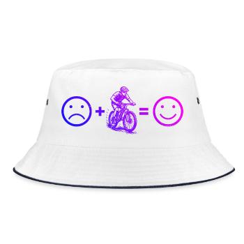 Œuvres d’art propres sur le VTT - Bob - blanc/marine - Devant