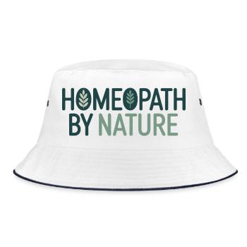 Homeopathy Homeopath By Nature Professional Gear - Bucket Hat - white/navy - Front