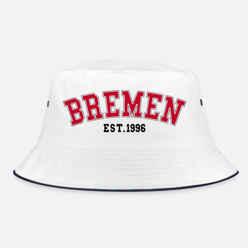 Bremen Est. 1996 - Bucket Hat - white/navy