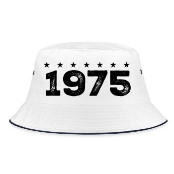 Made in 1975  - Bob - blanc/marine - Devant