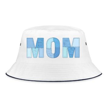 MOM Patchwork Denim Style - Bob - blanc/marine - Devant