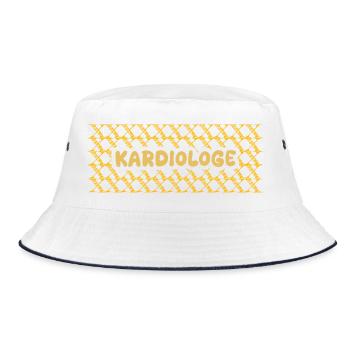 Cadeau pour cardiologue - Bob - blanc/marine - Devant