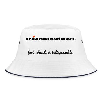 MESSAGE. CITATIONS. HUMOUR. CITATIONS DRÔLES - Bob - blanc/marine - Devant