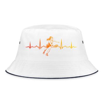Pickleball pro design for pickleball player fans - Bucket Hat - white/navy - Front