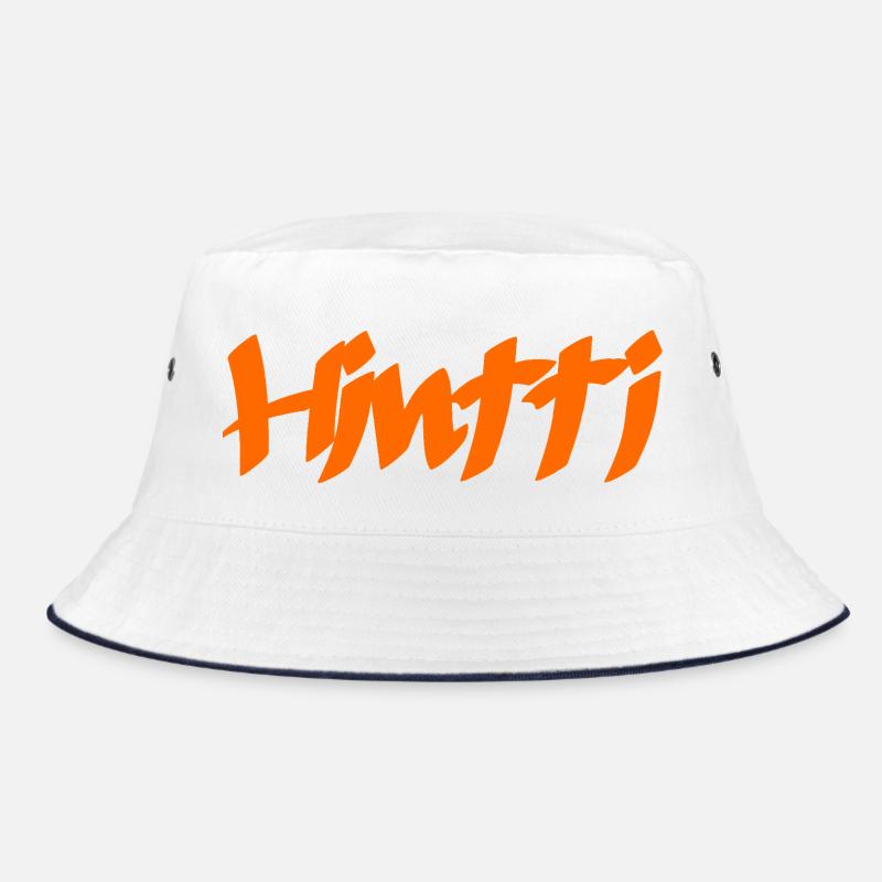 Rockiges Hemd - Bucket Hat - Weiß/Navy