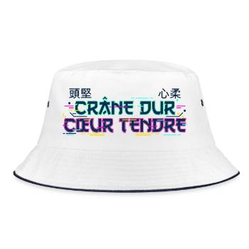 Cyber Japan - Crâne dur Cœur tendre - Bob - blanc/marine - Devant