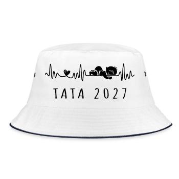 Future Tata 2027 Annonce Grossesse Pour Tante - Bob - blanc/marine - Devant