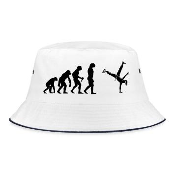 Gift idea for a dance fan with hip-hop dance - Bucket Hat - white/navy - Front