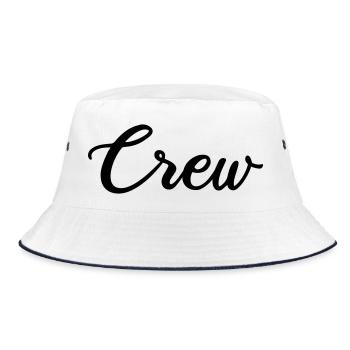 crew_schrift - Bob - blanc/marine - Devant