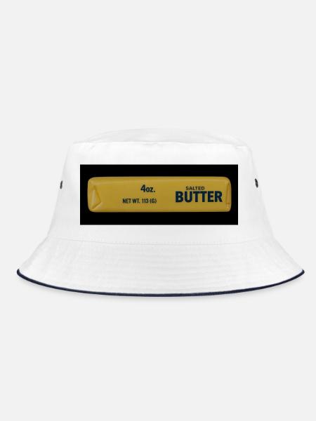 Salted Butter Squishie - Bucket Hat - Weiß/Navy