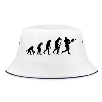 l'évolution du tennis Tee shirts Enfants - Bob - blanc/marine - Devant