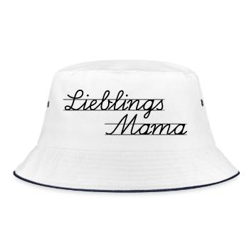 Favorite Mama - Bucket Hat - white/navy - Front