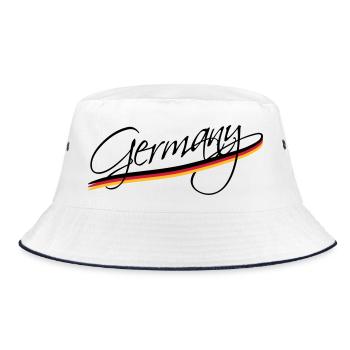 Germany - Bucket Hat - Weiß/Navy - Vorne