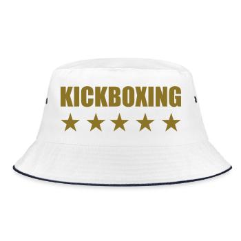 Kickboxing / Kickboxer / Kick Boxing / Kick Boxer - Bucket Hat - white/navy - Front