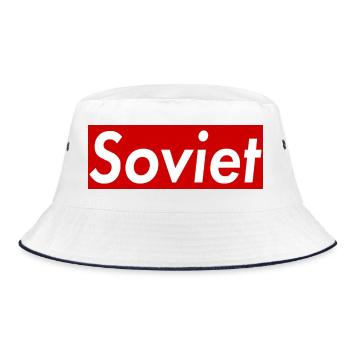 Soviétique - Bob - blanc/marine - Devant