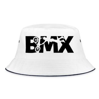 Chemise de pilote BMX – Cool Bike Design - Bob - blanc/marine - Devant