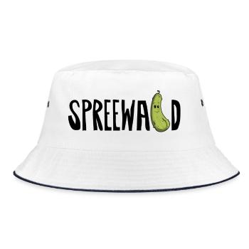 Spreewald Gurke - Bucket Hat - Weiß/Navy - Vorne
