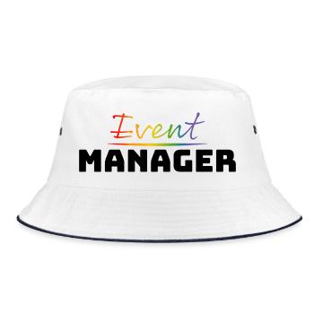 T-shirt pour CSD LGBT Event Manager - Bob - blanc/marine - Devant