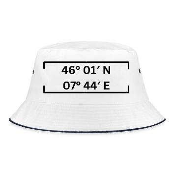 Coordinates Zermatt Minimalist - Bucket Hat - white/navy - Front
