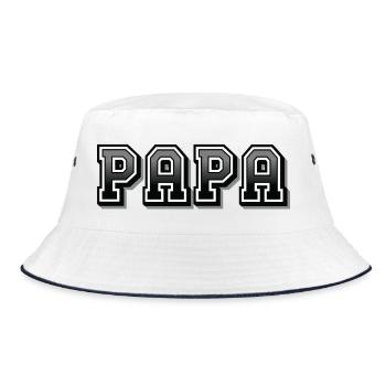 PAPA - Bob - blanc/marine - Devant
