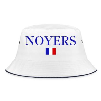 NOYERS-Conception du drapeau français - Bob - blanc/marine - Devant