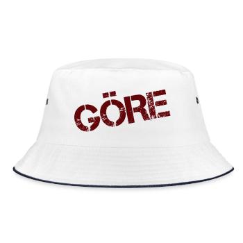 BRAT - Bucket Hat - white/navy - Front