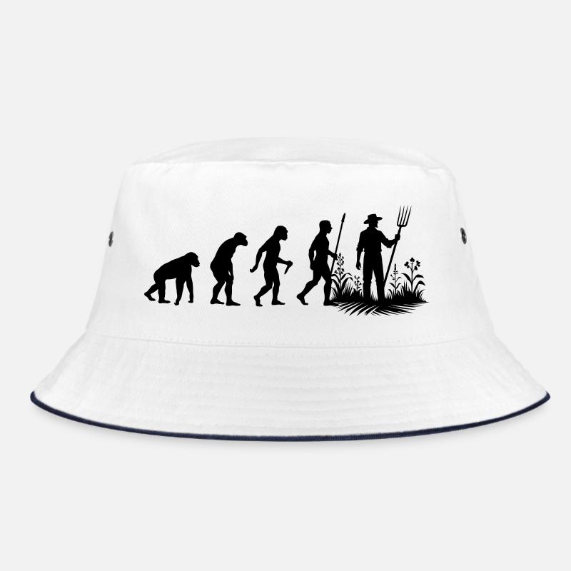 Farmer-Evolution Bucket Hat