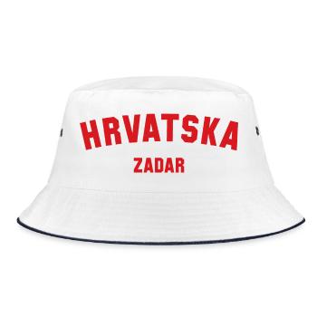 ZADAR Hrvatska Croatia Kroatien - Bucket Hat - white/navy - Front