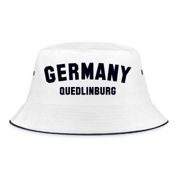 QUEDLINBURG Germany - Bucket Hat - Weiß/Navy - Vorne