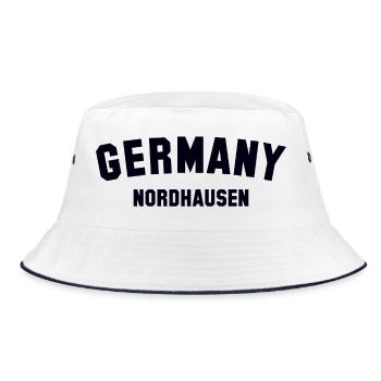 NORDHAUSEN Germany - Bucket Hat - Weiß/Navy - Vorne