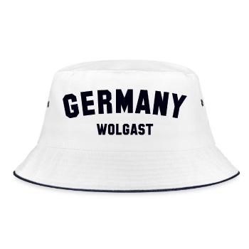 WOLGAST Germany - Bucket Hat - Weiß/Navy - Vorne