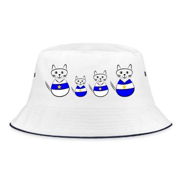 anniversary. Anniversary Decade. humor. funny - Bucket Hat - white/navy - Front