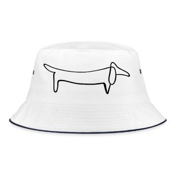 chien - Bob - blanc/marine - Devant