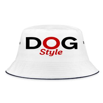 Dogstyle - Bucket Hat - white/navy - Front