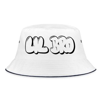 Lil Bro - Bucket Hat - white/navy - Front