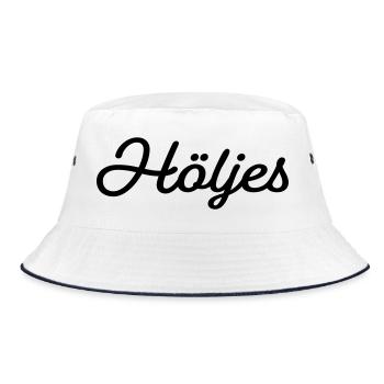 Cover black - Bucket Hat - white/navy - Front