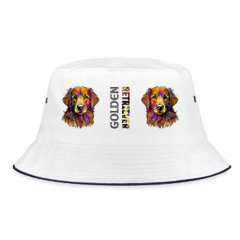 Golden retriever - Bob - blanc/marine - Devant