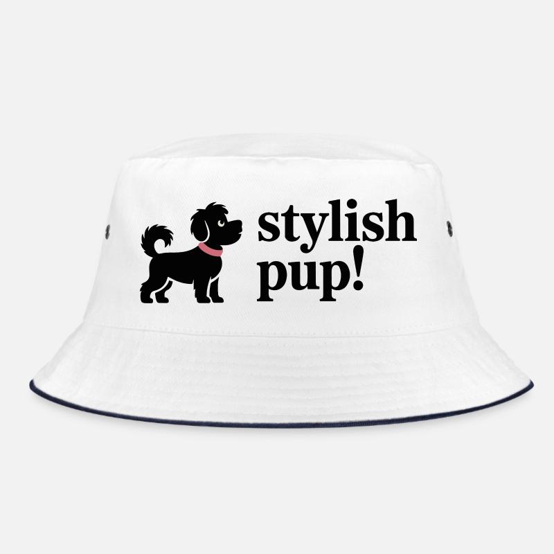 Adorable chiot noir avec collier rose Bob